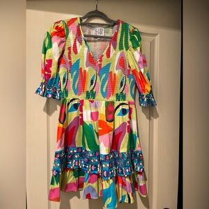 Alden Adair colorful mini dress